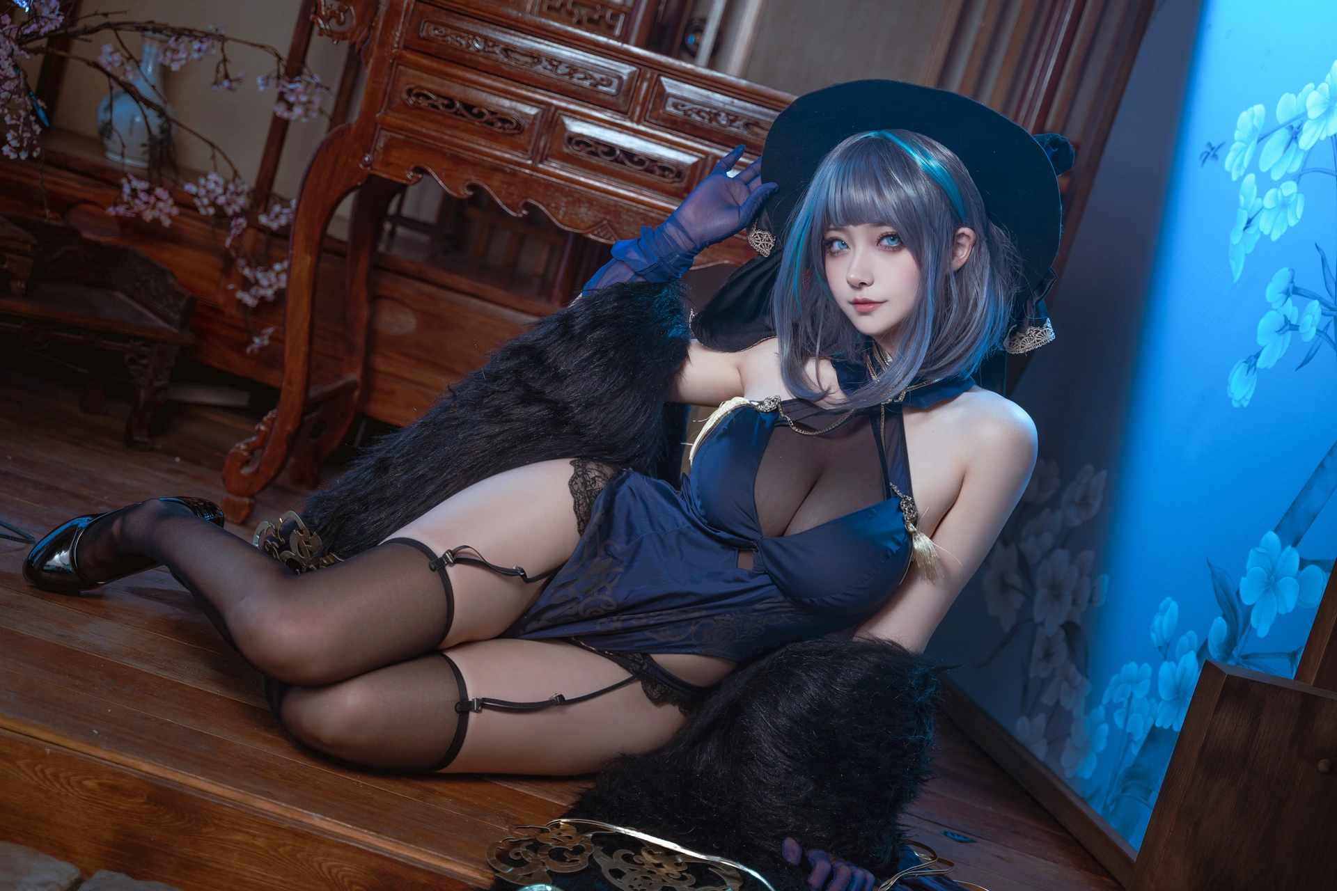 Seya-狮砸 – NO.036 碧蓝航线 柴郡 旗袍 1