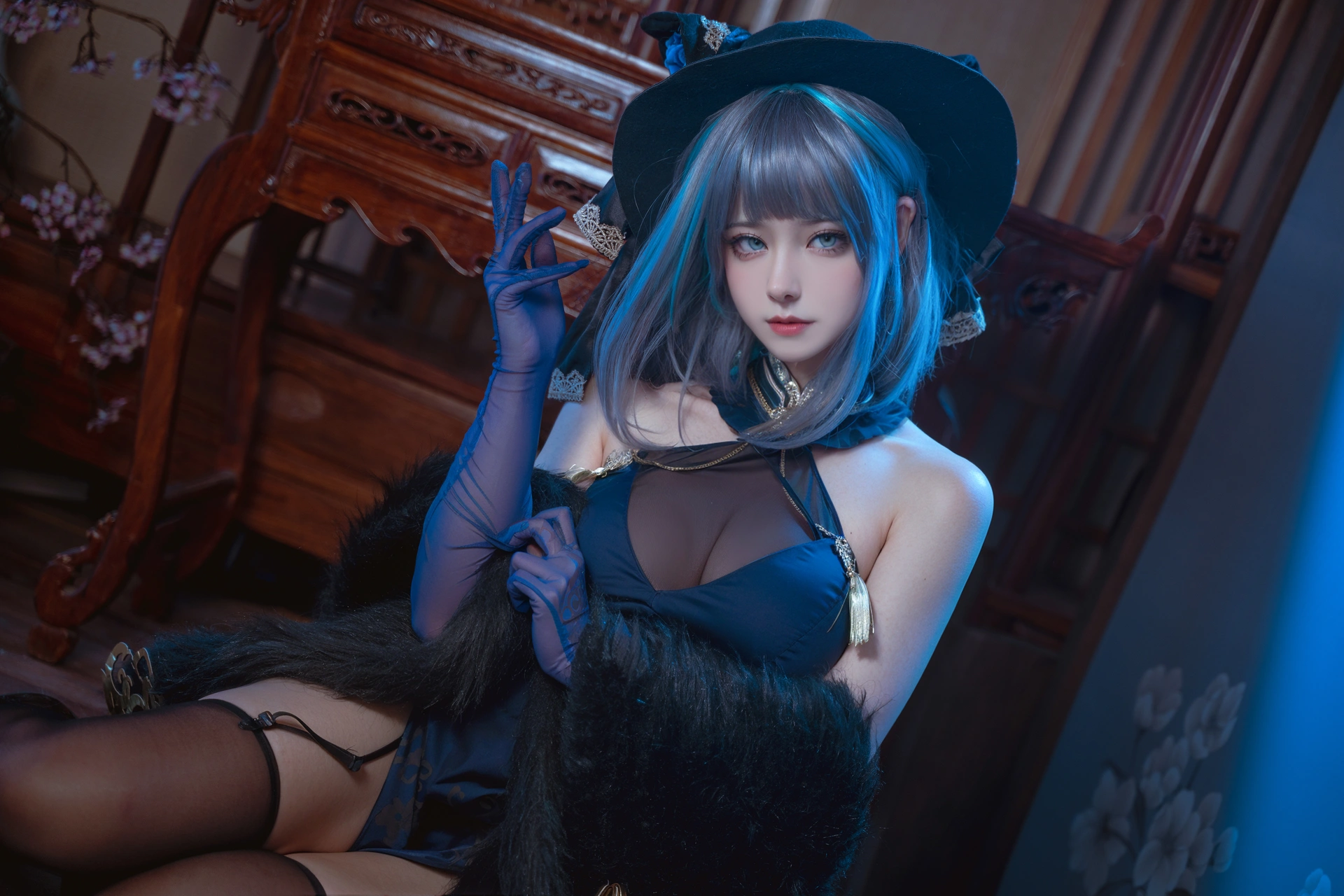 Seya-狮砸 – NO.036 碧蓝航线 柴郡 旗袍 2